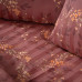 Beauty Home Σετ σεντόνια υπέρδιπλα με λάστιχο Art 12210 Indra 100% Βαμβακοσατέν 300tc 170x200+30 Σάπιο μήλο