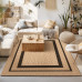 Beauty Home Πατάκι Tropic Art 9138 65x150 Μπεζ,Μαύρο