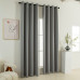 Beauty Home Κουρτίνα Full Blackout σκίασης με 8 κρίκους Soft Art 8391 Grey-11 140x270 Γκρι