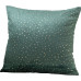 Beauty Home Μαξιλαροθήκη 45 x 45 cm Βελούδο Πράσινο Σκούρο Με Χρύσα Αστέρια