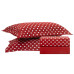 Beauty Home Σετ σεντόνια μονά με λάστιχο Art 10101 Fancy 110x200+30 Κόκκινο