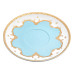 Beauty Home Σετ τσαγιού πορσελάνης 13τμχ Eternal Art 7713 Γαλάζιο