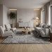 Beauty Home Σετ Κρεβατοκάμαρας 3τμχ Flame Art 9667 (67x140+67x140+67x220) Γκρι