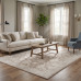 Beauty Home Σετ Κρεβατοκάμαρας 3τμχ Mirage Art 9848 (67x140+67x140+67x220) Κρεμ,Μόκα