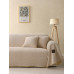 Beauty Home Ριχτάρια σετ 3τμχ Lamb Plus Art 8833 (175x180+175x250+175x300) Μπεζ