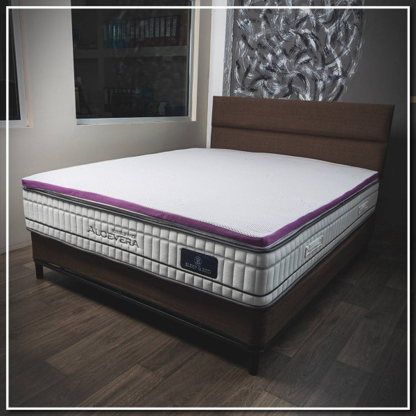 ΑΝΩΣΤΡΩΜΑ LAVANDER 4 cm ΜΕ ΑΠΟΣΠΩΜΕΝΟ ΚΑΛΥΜΜΑ 160x200