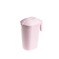 Κανάτα πλαστική με καπάκι ροζ 2 Lt