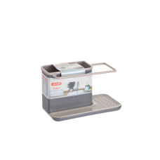 Βάση οργάνωσης νεροχύτη πλαστική  12x12x11.5cm Fancy γκρι