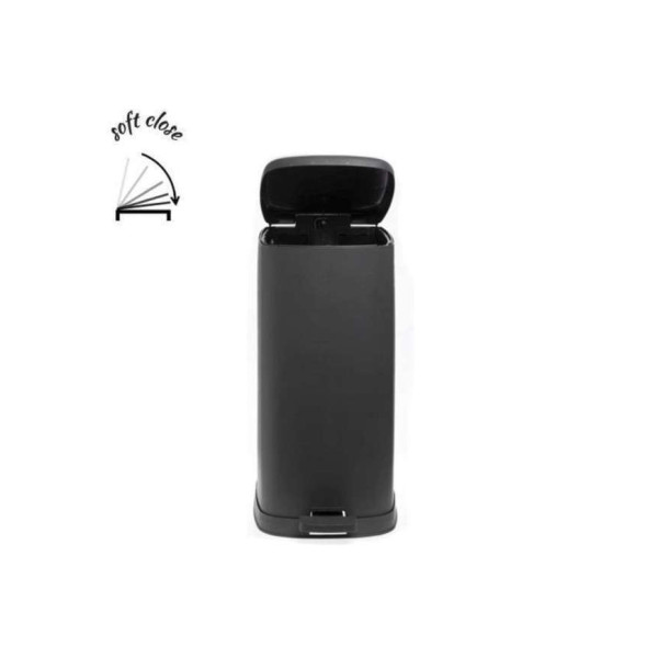 Cyclops Secret Πλαστικό Καλαθάκι Μπάνιου Soft Close 7lt Μαύρο Cyclops Secret Πλαστικό Καλαθάκι Μπάνιου Soft Close 7lt Μαύρο