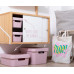 Κουτί αποθήκευσης πλαστικό με καπάκι 17LT Cave ροζ 36,00 x 27,50 x 21,50
