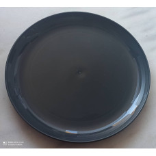 Πιάτο ρηχό μικρό πλαστικό ανθρακί 19,50CM Ø  