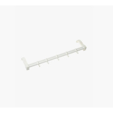 Κρεμάστρα πόρτας πλαστική λευκή Cyclops