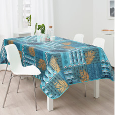 Τραπεζομάντηλο αλέκιαστο σχ. Axel green 150x180