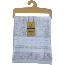 Πετσέτα μονόχρωμη Σx. Bamboo 50x90 υδρόφιλη έξτρα απορροφητική 50% cotton-50% bamboo blue