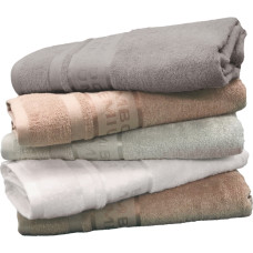 Πετσέτα μονόχρωμη Σx. Bamboo 50x90 υδρόφιλη έξτρα απορροφητική 50% cotton-50% bamboo grey