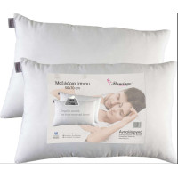 Μαξιλάρι ύπνου σετ 2 τμχ 50Χ70cm Σχ.170 ύφασμα microfiber 600gsm/τμχ