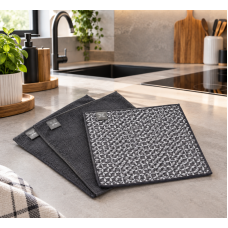 Σετ 3 τμχ πανάκι microfiber Σχ. Geoflower 30x30cm 45x65cm
