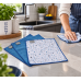 Σετ 3 τμχ πανάκι microfiber Σχ. Terrazo 30x30cm 45x65cm