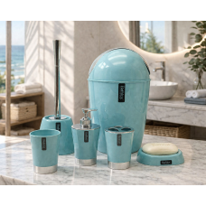 Σετ αξεσουάρ μπάνιου mint 6 τμχ. 13,50x11,30cm