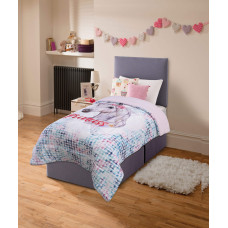 Κουβέρτα-Πάπλωμα Flannel με κάτω όψη sherpa Σχ.Princesse unicorn 160x220cm