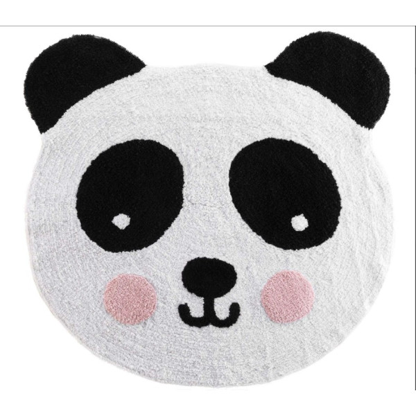 Χαλάκι στρόγγυλο  Σχ. Panda 90cm poly/cotton