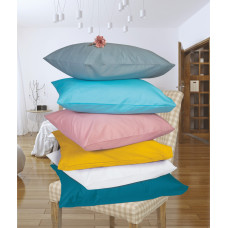 Μαξιλαροθήκες μονόχρωμες Σχ.Rainbow 52x72cm poly/cotton 144 κλωστών Ice grey
