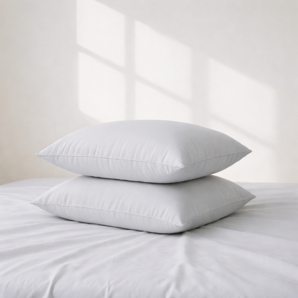 Μαξιλαροθήκες μονόχρωμες Σχ.Rainbow 52x72cm poly/cotton 144 κλωστών Ice grey