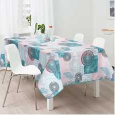 Τραπεζομάντηλο αλέκιαστο Σχ. Beely pink 100%pol. 150x150cm