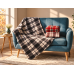 Polar fleece Σχ. Eliot 100% polyester (Συσκευασία 12 τμχ mix) 200x220cm
