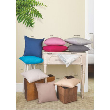 Mαξιλαροθήκη λονέτα Σχ.Vitamin 45x45cm 80% βαμ-20% πολ Tirqoise