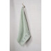 Σετ πετσέτα 3τμχ με κέντημα στη φάσα  Σx. Amanda σε συσκευασία pvc  430 gsm 100% cotton Emerald