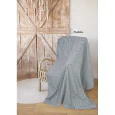 Ριχτάρι Σχ. Sancho 80% cotton - 20% polyester Grey 180x250cm