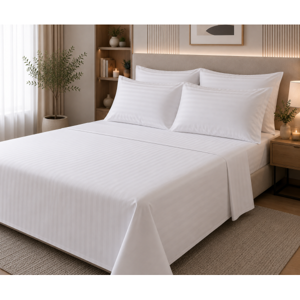 Μαξιλαροθήκη Σχ.Glamour TC 200 κλωστών 52Χ72cm 50% cotton-50% pol.