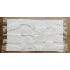 Πατάκι διακοσμητικό  Σχ. Yashi  cotton / polyester Beige 70Χ140cm