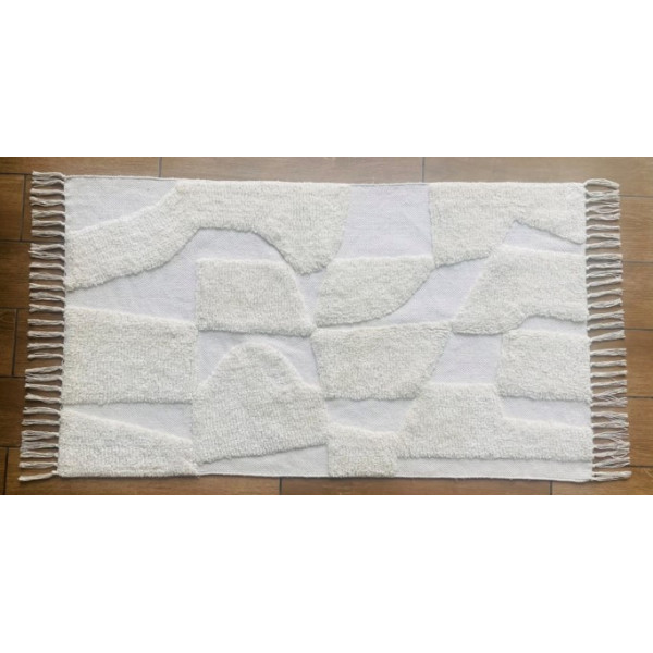 Πατάκι διακοσμητικό  Σχ. Yashi  cotton / polyester Grey 70Χ140cm