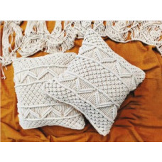Μαξιλάρι διακοσμητικό Σχ. Macrame 100% cotton 40x40cm
