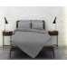 Σεντόνια Σχ. Rainbow flat μονόχρωμα poly/cotton Grey 170x260cm