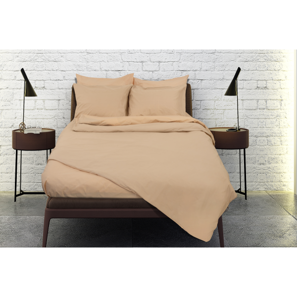 Σεντόνια Σχ. Rainbow flat μονόχρωμα poly/cotton Beige 170x260cm