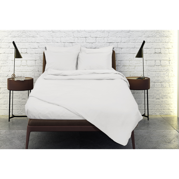 Σεντόνια Σχ. Rainbow flat μονόχρωμα poly/cotton White 240x260cm