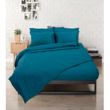 Σεντόνια Σχ. Rainbow flat μονόχρωμα poly/cotton Emerald 240x260cm