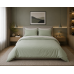 Σετ σεντόνια "Rainbow" μονόχρωμα Olive-mint poly/cotton 144 κλωστών 170x260cm