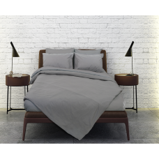 Σεντόνια Σχ. Rainbow flat μονόχρωμα poly/cotton Grey 240x260cm