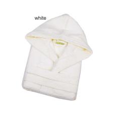 Μπουρνούζι παιδικό Σχ.Junior μονόχρωμο βαμβακερό White Νο 6