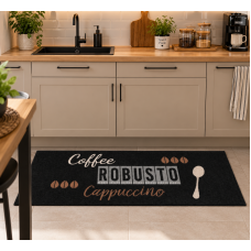 Πατάκι κουζίνας printed 50x120cm  Σx.Cappuccino 55x120cm