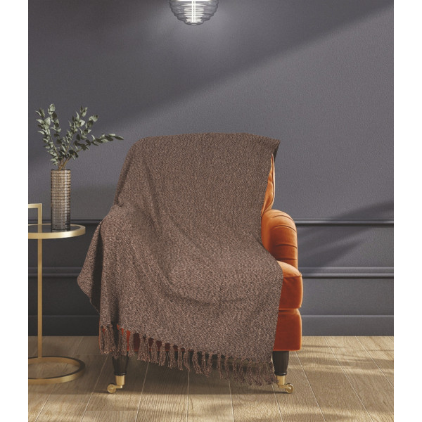 Ριχτάρι μεμονωμένο Σχ. Maril 100% cotton Beige 180x300cm