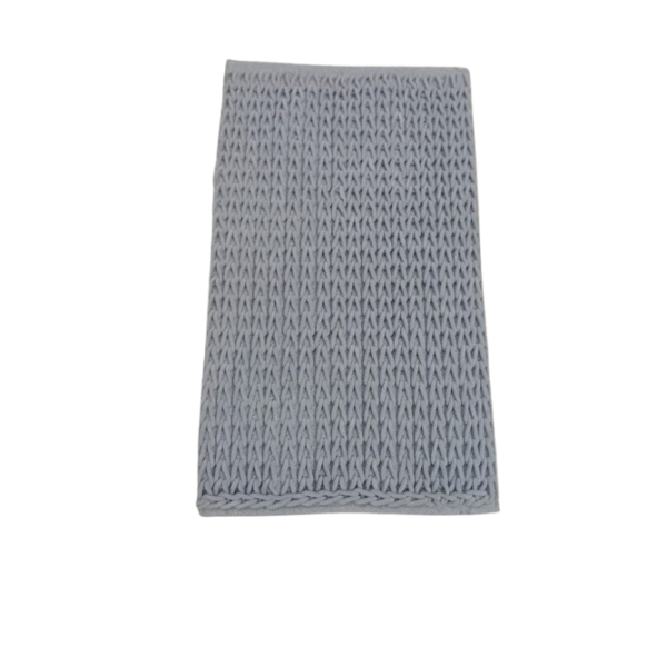 Πατάκι μπάνιου Σχ. Carve 100% cotton Light Grey 50x80cm