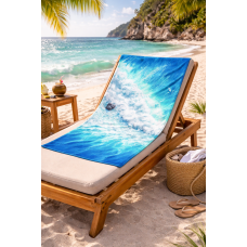Πετσέτα θαλάσσης microfiber 75x150cm Σx. Ocean 100% polyester