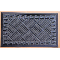 Πατάκι εξώπορτας ανάγλυφο Σχ.1012 45Χ75cm 100% polypropylene Beige