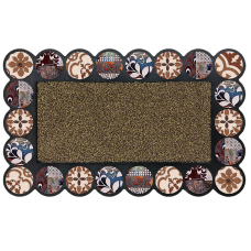 Πατάκι εξώπορτας ανάγλυφο Σχ.Tile 45Χ75cm 100% polypropylene 45x75cm