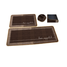 Πατάκι κουζίνας printed BLR  Σx.The Bon appetit brown 50x80cm